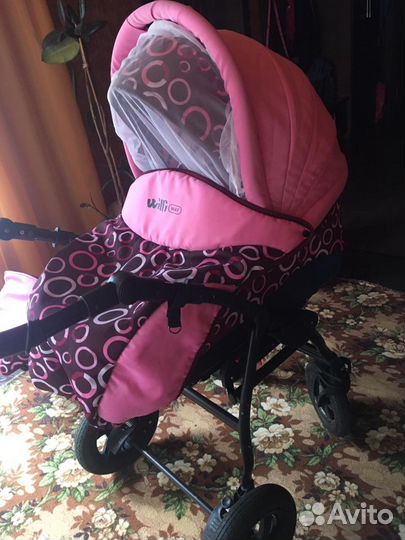 Детская коляска 4 в 1(зимняя,летняя,автокресло,авт