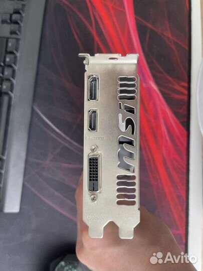 Видеокарта MSI GeForce GTX 1050 Ti 4 гб