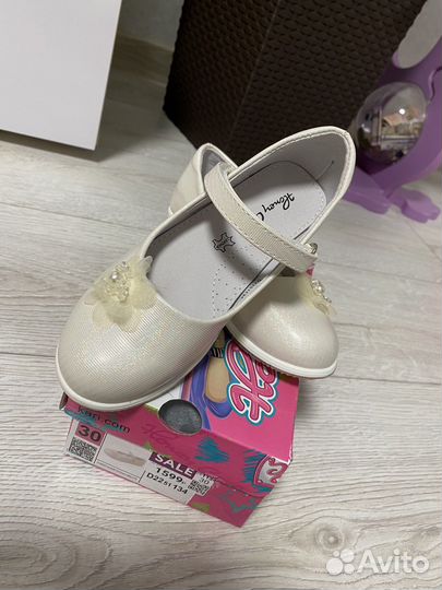 Туфли для девочки 30 размер