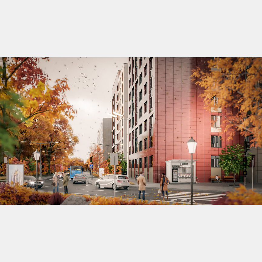 1-к. квартира, 36,7 м², 8/9 эт.