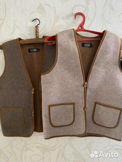 Жилет монгольский из верблюжьей шерсти