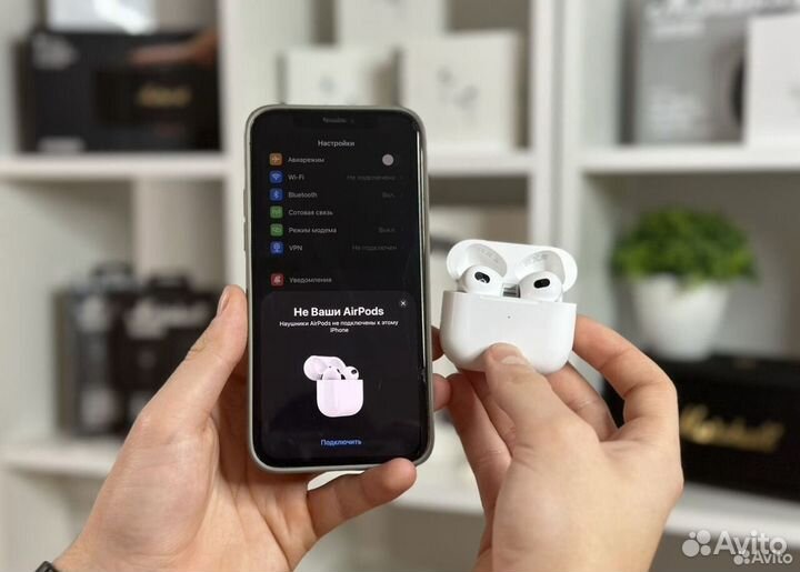 AirPods 3 на гарантии+ чехол