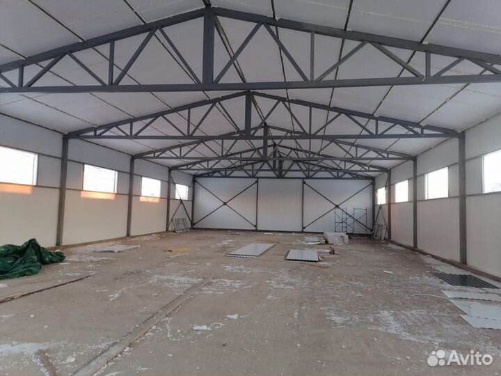 Строительство ангаров из сендвич панелей