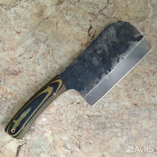 Тяпка-1 кованая фултанг х12мф микарта (под заказ)