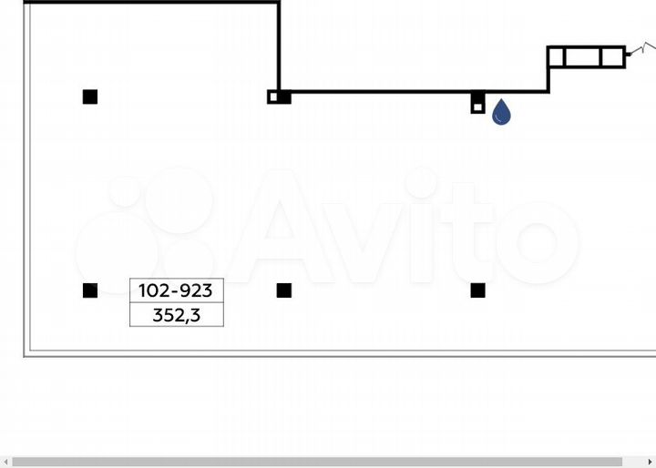 Продается помещение под офис, площадь 352.3 кв.м