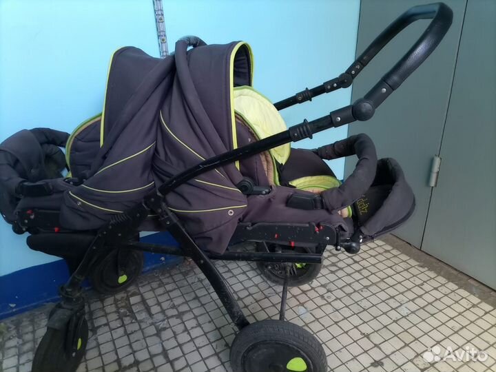 Коляска для двойни zippy