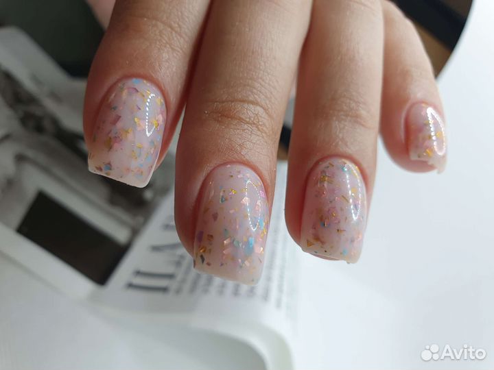 Комбинированный маникюр + покрытие гель лак