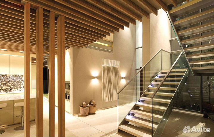 Стеклянные ограждения лестницы от производителя