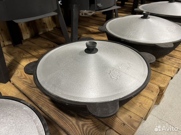 Казан чугунный Наманган 4 - 22 л казан узбекский