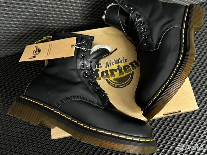 Ботинки dr martens 1460 натуральная кожа