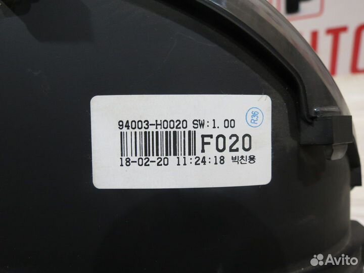 Панель приборов Kia Rio 4