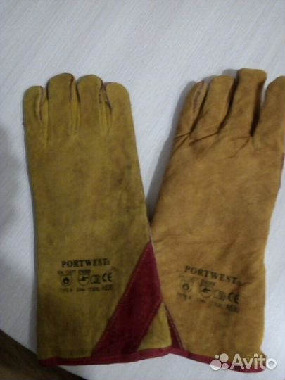 Краги замшевые