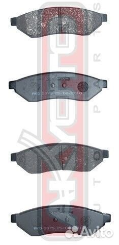 Колодки тормозные дисковые задние Akyoto AKD-0375