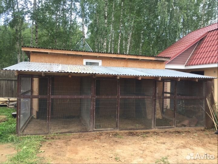 Курятник трехсекционный