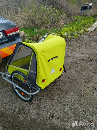 Детский велоприцеп