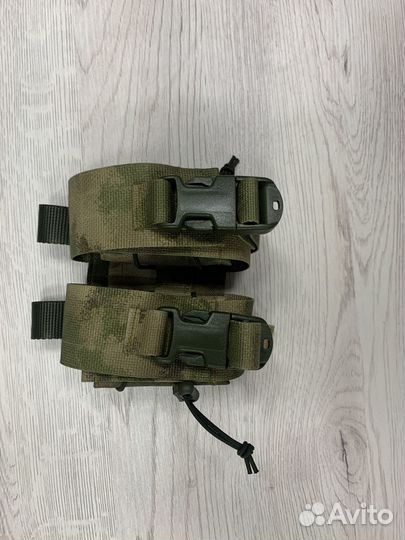 Подсумок для двух гранат на фастексе, мох