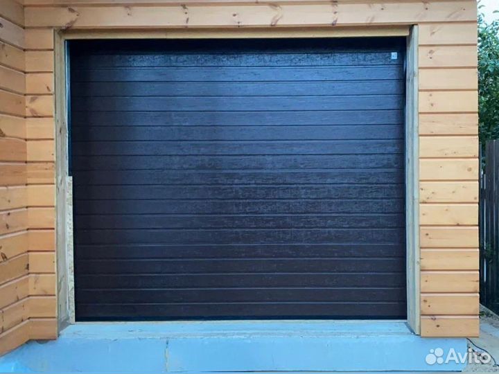 Автоматические секционные ворота Алютех