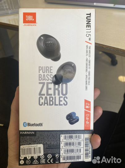 Беспроводные наушники JBL tune 115 tws