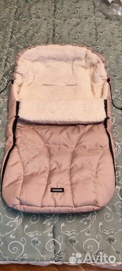 Меховой конверт в коляску овчина 100 Womar