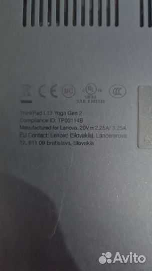 Ноутбук lenovo thinkpad L13