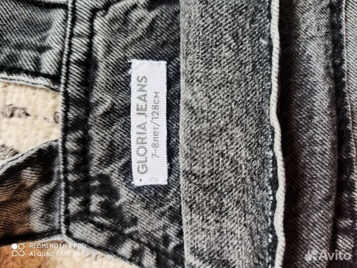 Джинсовый сарафан для девочки 122