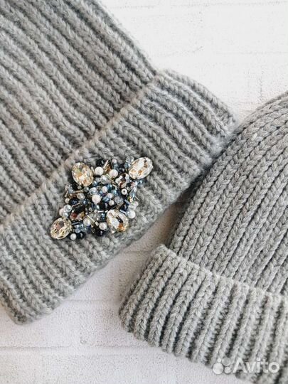 Шапка женская вязаная