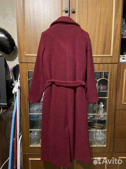 Зимнее шерстяное пальто