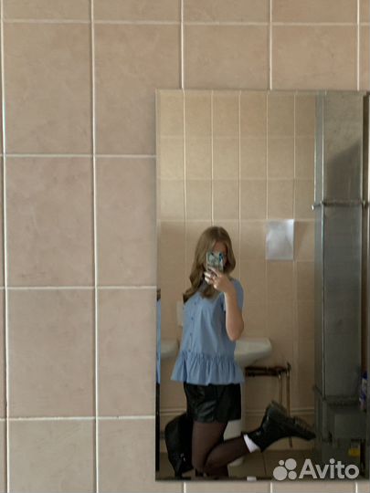 Шорты женские кожаные