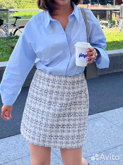 Юбка из твида Zarina