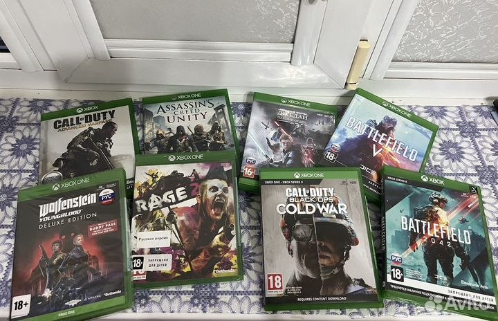 Игры на xbox One диски