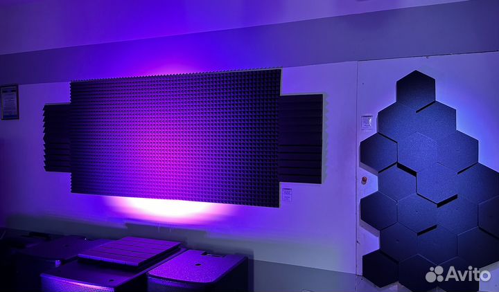 Акустический поролон пирамида