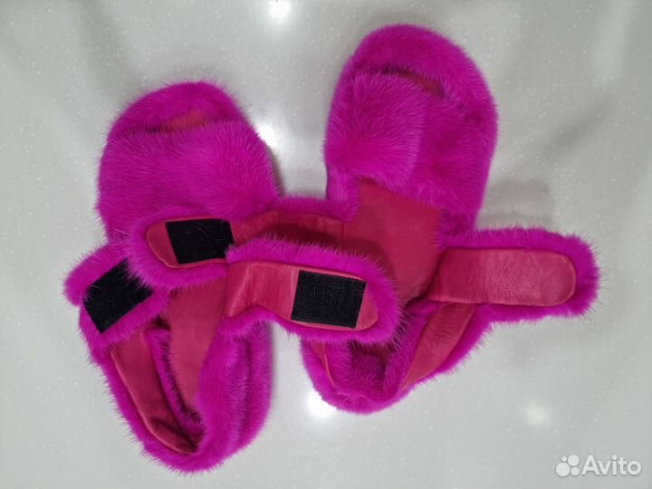 Сандали норковые