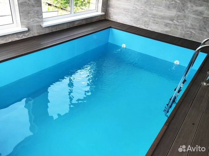 Бассейн 4,2x2,2 из пластика