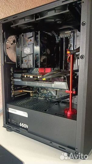 Игровой пк R7 5700x,16gb,ssd 250/512,RX6600XT