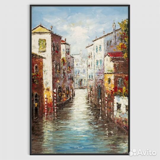 Картина маслом Венеция 60х90 см
