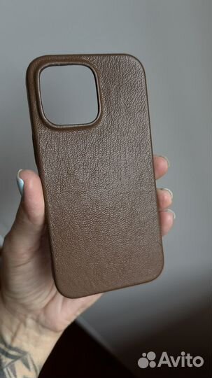 Кожаный чехол на iPhone 12 pro