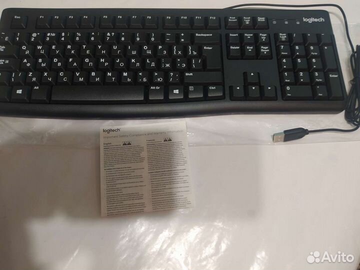 Клавиатура:Logitech новая