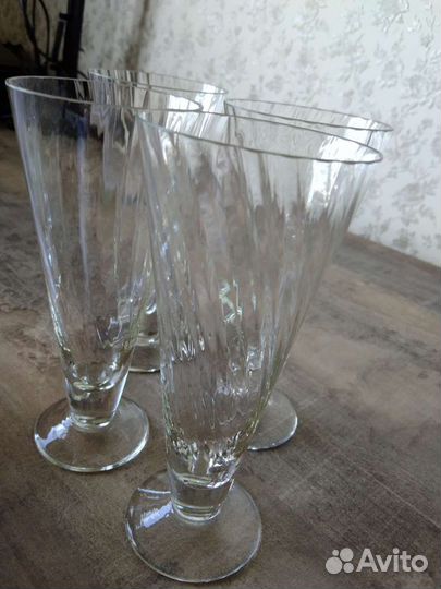 Фужеры цветное стекло СССР