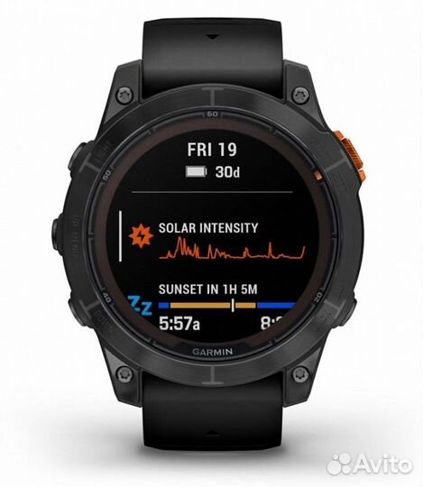 Garmin Fenix 7 Pro Solar серый с черным (новые)