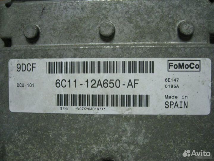 Блок управления эбу Ford Transit 6C1112A650AF
