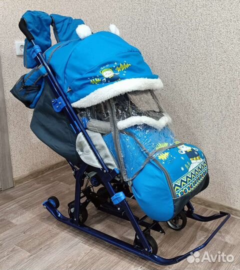 Санки-коляска nika 7-2Б