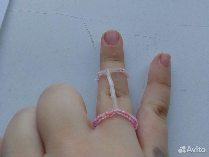 Кольцо из бисера