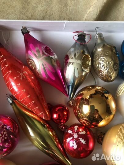 Елочные игрушки СССР одним лотом