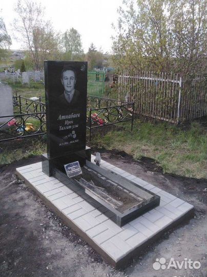 Памятники, ограды, благоустройство могил