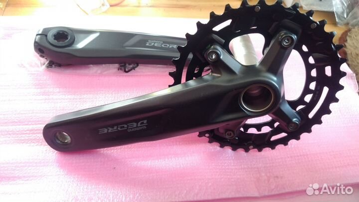 Система шатунов Hollowtech ll Shimano Deore