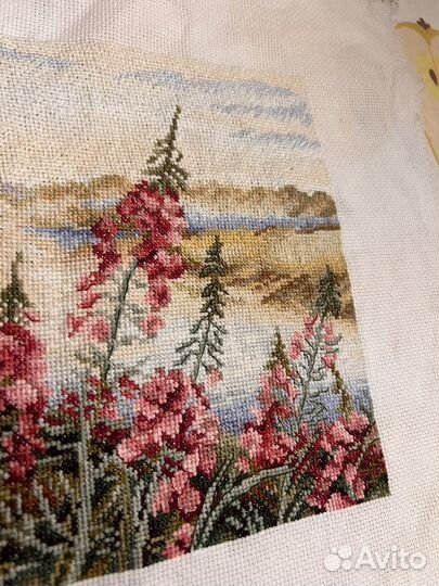 Остатки от набора для вышивания rto