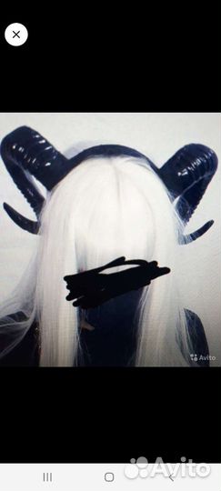 Рога Малефисента Перья