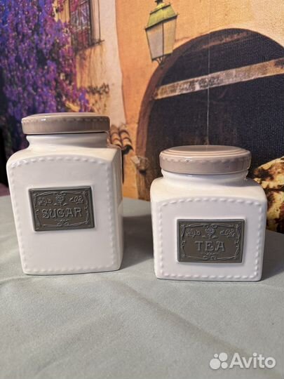 Набор банок для чая и сахара