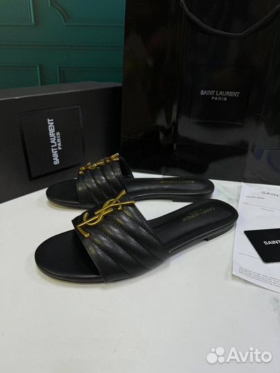 Шлепанцы ysl женские