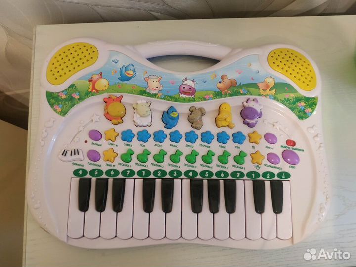 Музыкальные игрушки синтезатор много звуков